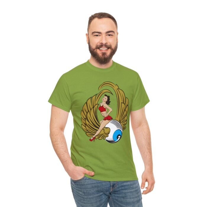 Pinup Eyeball Logo Unisex Heavy Cotton Tee - Image 89