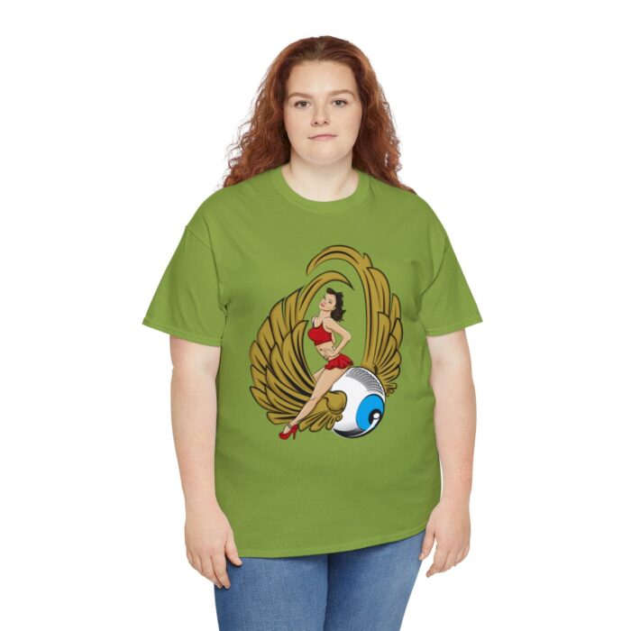Pinup Eyeball Logo Unisex Heavy Cotton Tee - Image 91