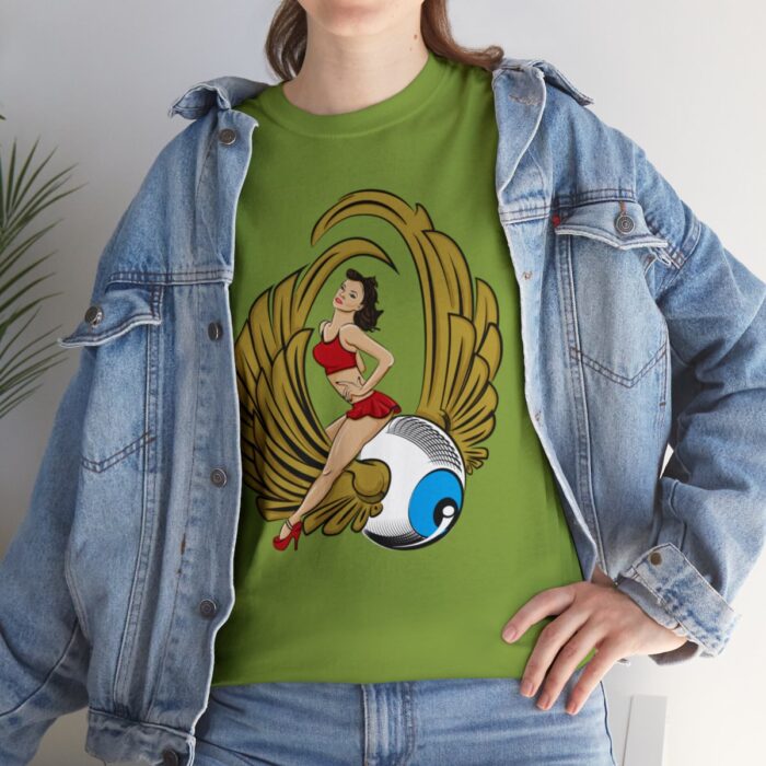 Pinup Eyeball Logo Unisex Heavy Cotton Tee - Image 93