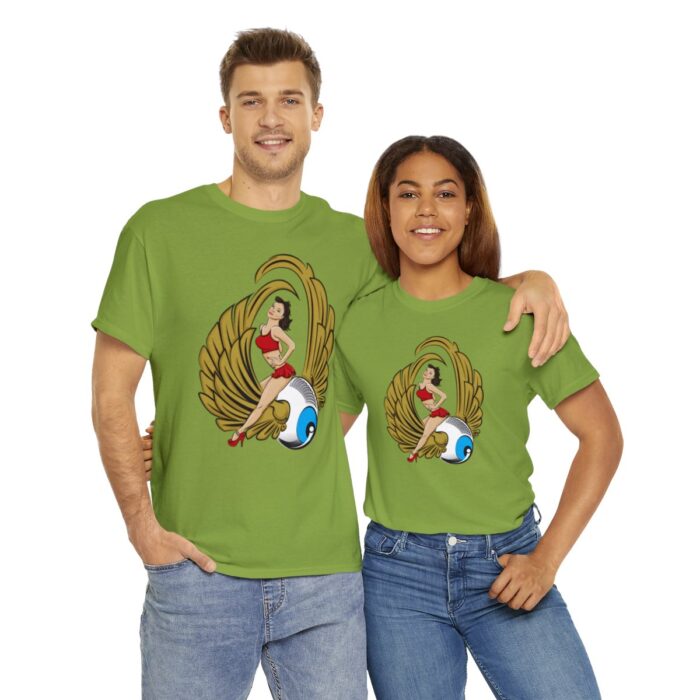 Pinup Eyeball Logo Unisex Heavy Cotton Tee - Image 94