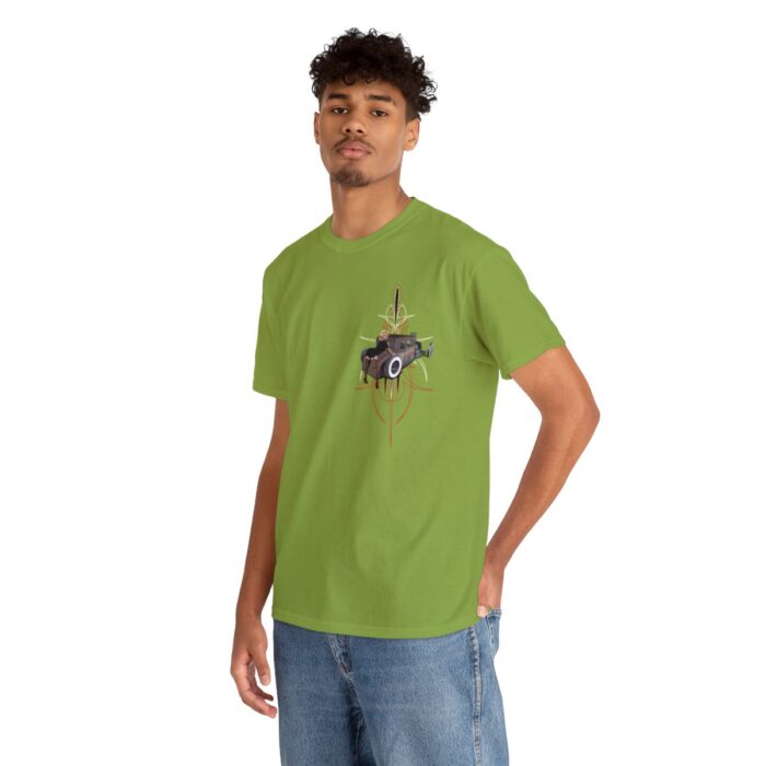 rat rod pinstriping Unisex Heavy Cotton Tee - Image 102