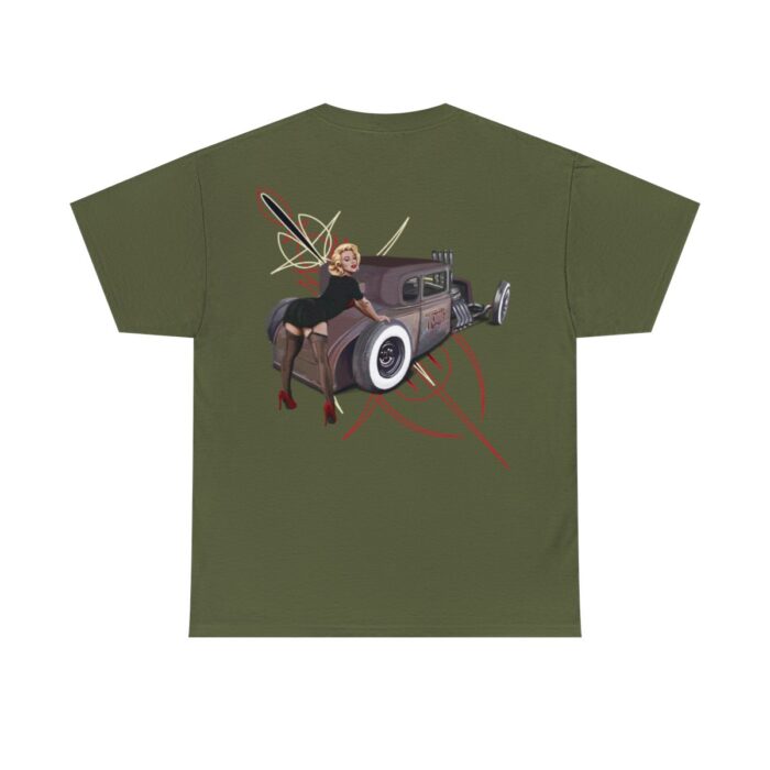 rat rod pinstriping Unisex Heavy Cotton Tee - Image 86