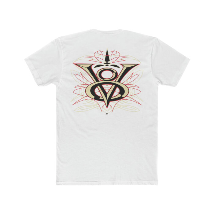 V8 with pinstriping ,  Cotton Crew Tee - Image 4
