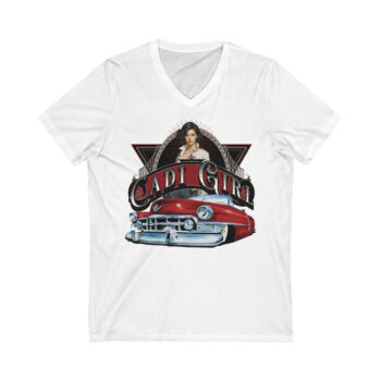 Cadi Girl Unisex Jersey Short Sleeve V-Neck Tee