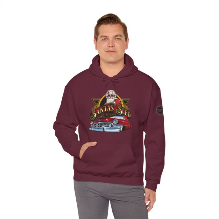Santas Sled Unisex Heavy Blend™ Hooded Sweatshirt - Image 87