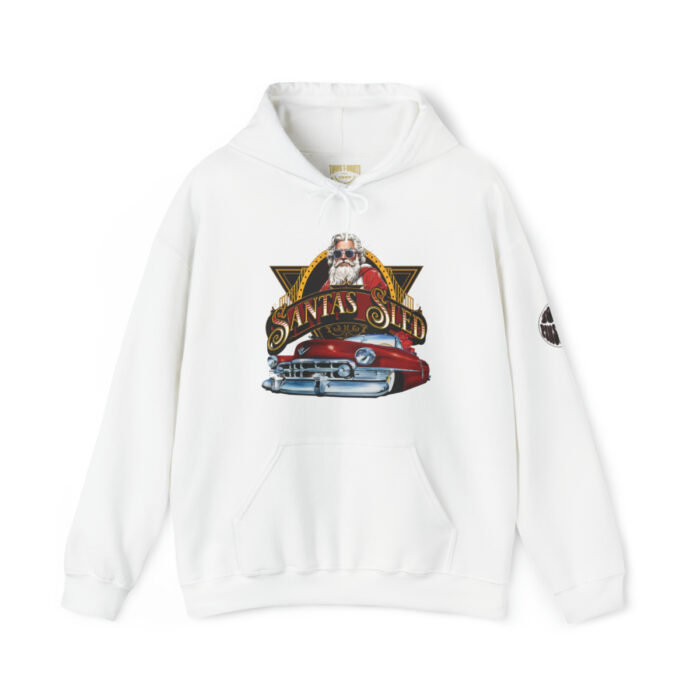 Santas Sled Unisex Heavy Blend™ Hooded Sweatshirt - Image 14