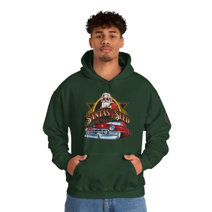 Santas Sled Unisex Heavy Blend™ Hooded Sweatshirt - Image 111