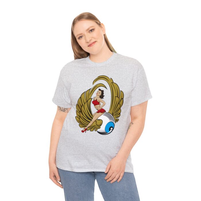 Pinup Eyeball Logo Unisex Heavy Cotton Tee - Image 28