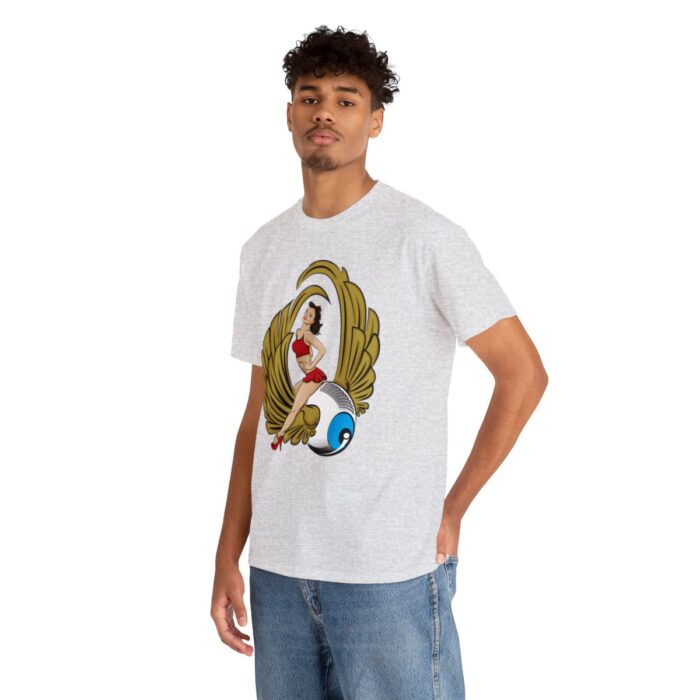 Pinup Eyeball Logo Unisex Heavy Cotton Tee - Image 30