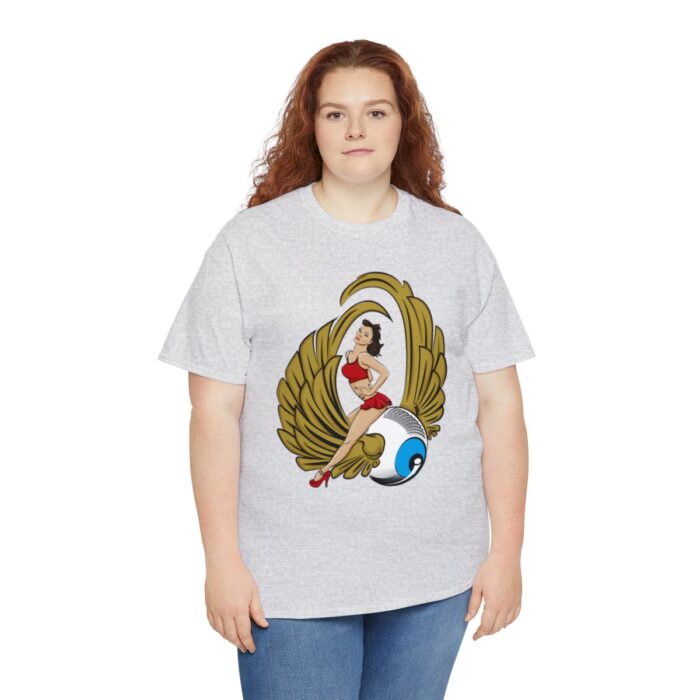 Pinup Eyeball Logo Unisex Heavy Cotton Tee - Image 31