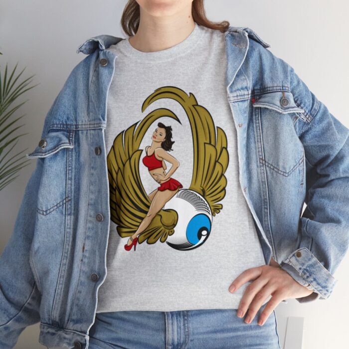 Pinup Eyeball Logo Unisex Heavy Cotton Tee - Image 33