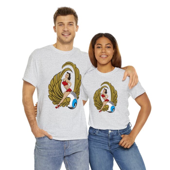 Pinup Eyeball Logo Unisex Heavy Cotton Tee - Image 34