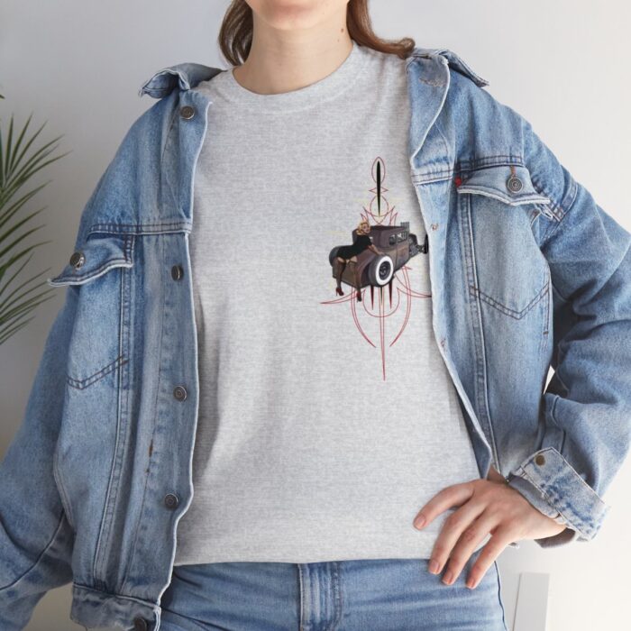 rat rod pinstriping Unisex Heavy Cotton Tee - Image 21