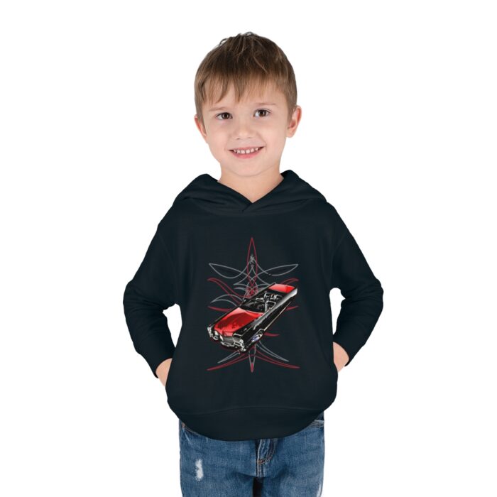 65 Cadi with pinstriping Toddler Pullover Fleece Hoodie (Jimmy Smith Art/ Tonys pinstriping) - Image 35