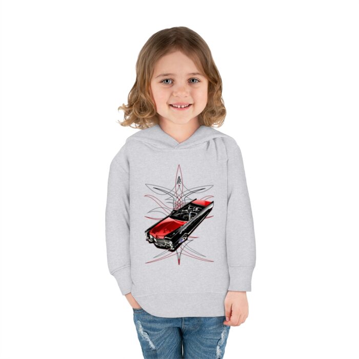 65 Cadi with pinstriping Toddler Pullover Fleece Hoodie (Jimmy Smith Art/ Tonys pinstriping) - Image 4