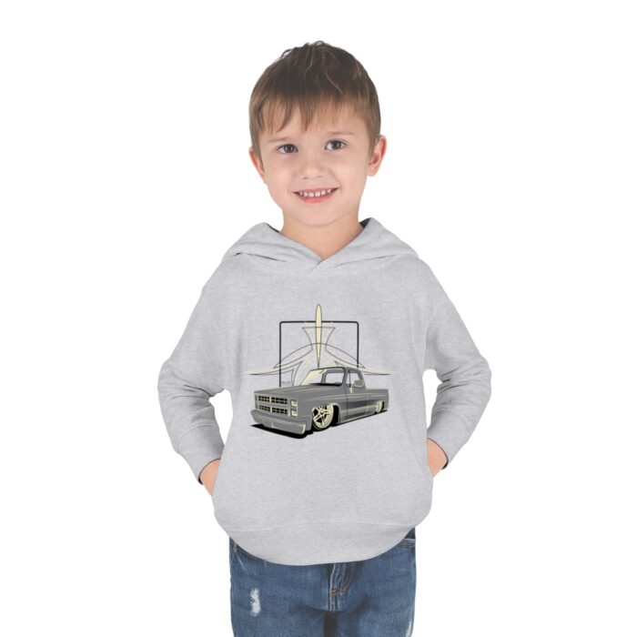Square body Toddler Pullover Fleece Hoodie - Image 3