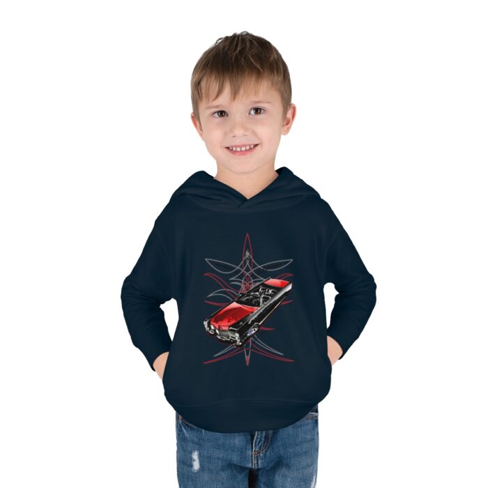 65 Cadi with pinstriping Toddler Pullover Fleece Hoodie (Jimmy Smith Art/ Tonys pinstriping) - Image 39