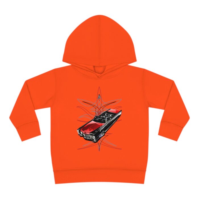 65 Cadi with pinstriping Toddler Pullover Fleece Hoodie (Jimmy Smith Art/ Tonys pinstriping) - Image 9