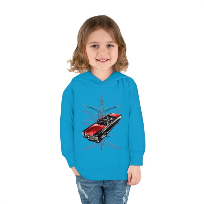 65 Cadi with pinstriping Toddler Pullover Fleece Hoodie (Jimmy Smith Art/ Tonys pinstriping) - Image 24