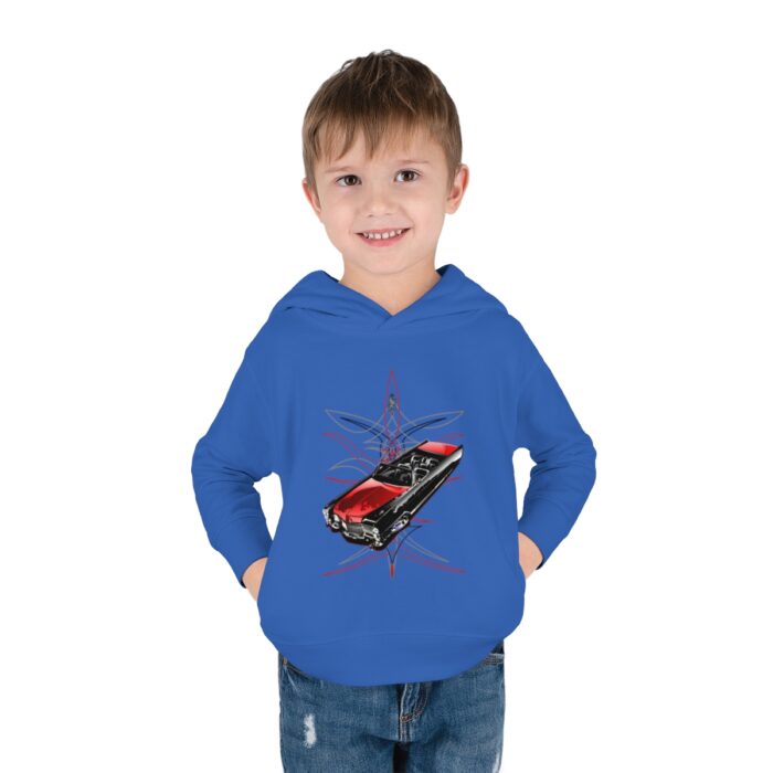 65 Cadi with pinstriping Toddler Pullover Fleece Hoodie (Jimmy Smith Art/ Tonys pinstriping) - Image 19
