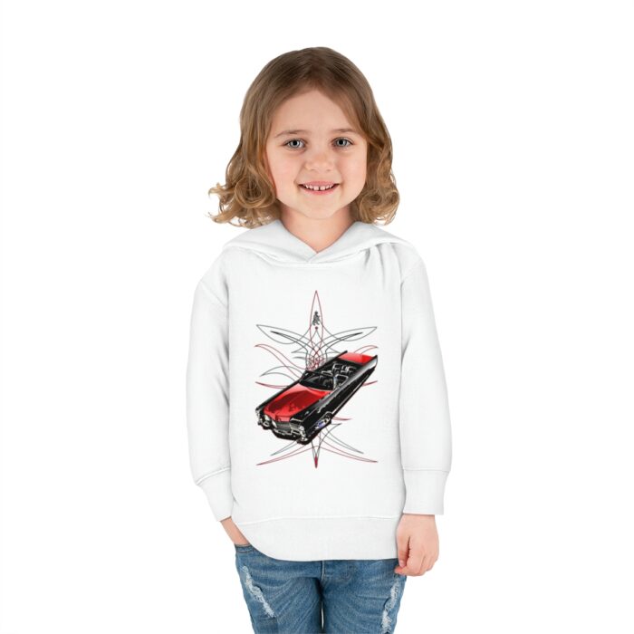 65 Cadi with pinstriping Toddler Pullover Fleece Hoodie (Jimmy Smith Art/ Tonys pinstriping) - Image 8