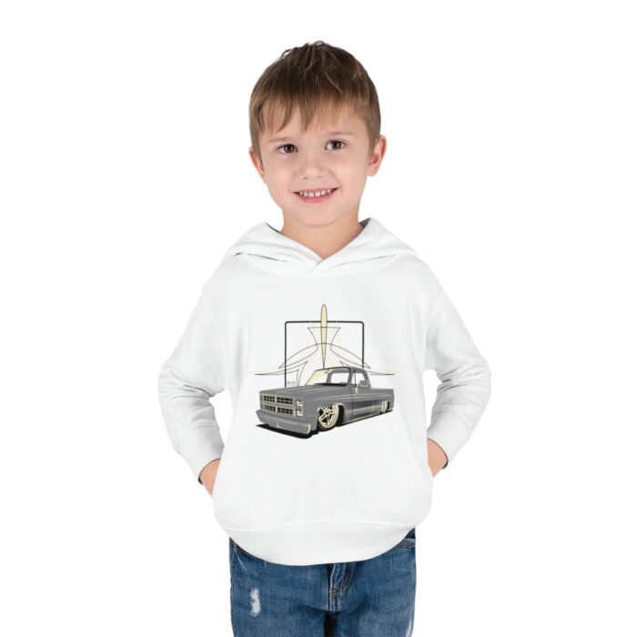 Square body Toddler Pullover Fleece Hoodie - Image 7