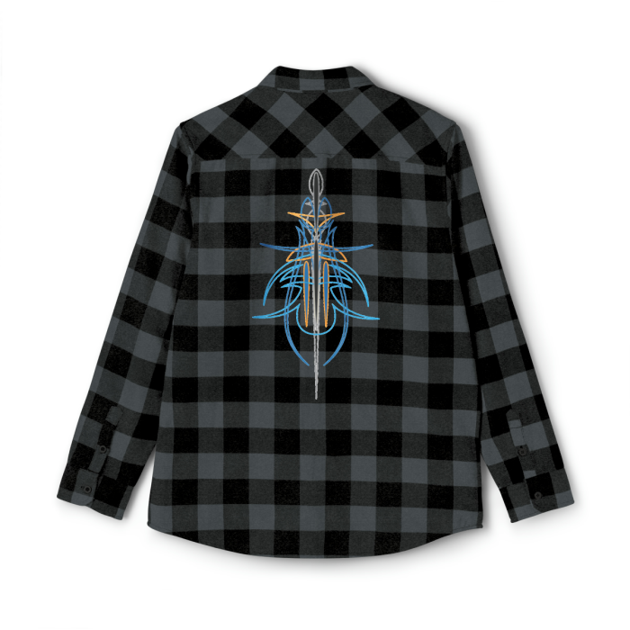 pinstriping Unisex Flannel Shirt - Image 2