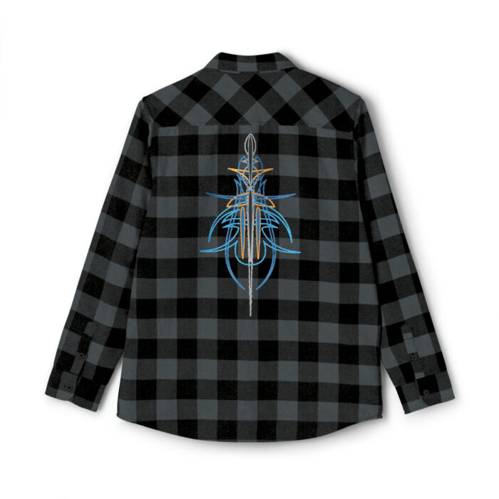 pinstriping Unisex Flannel Shirt - Image 4