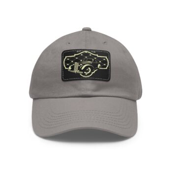 Packard -Dad Hat With Leather Patch (Rectangle)