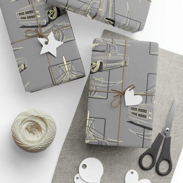 SquareBody with pinstriping Wrapping Papers - Image 3