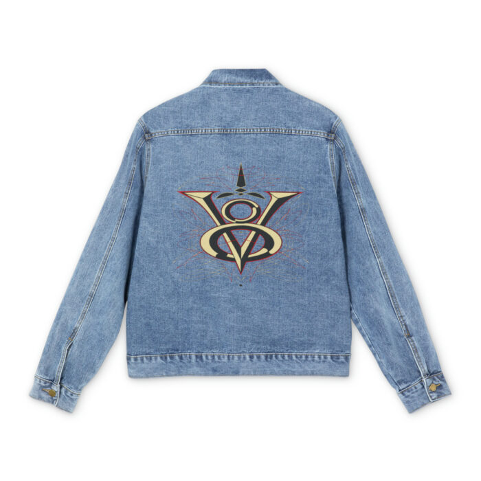 V8 Logo with pinstriping - Men's Denim Jacket
