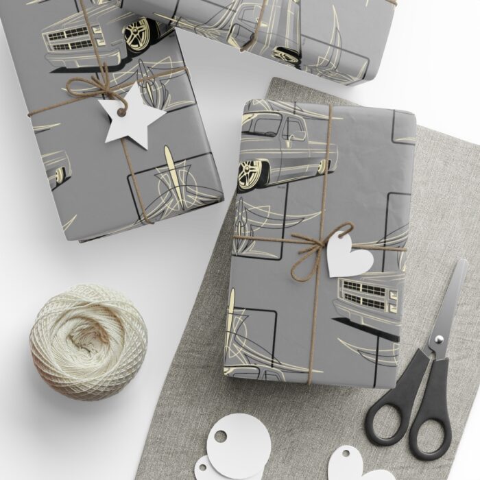 SquareBody with pinstriping Wrapping Papers - Image 7