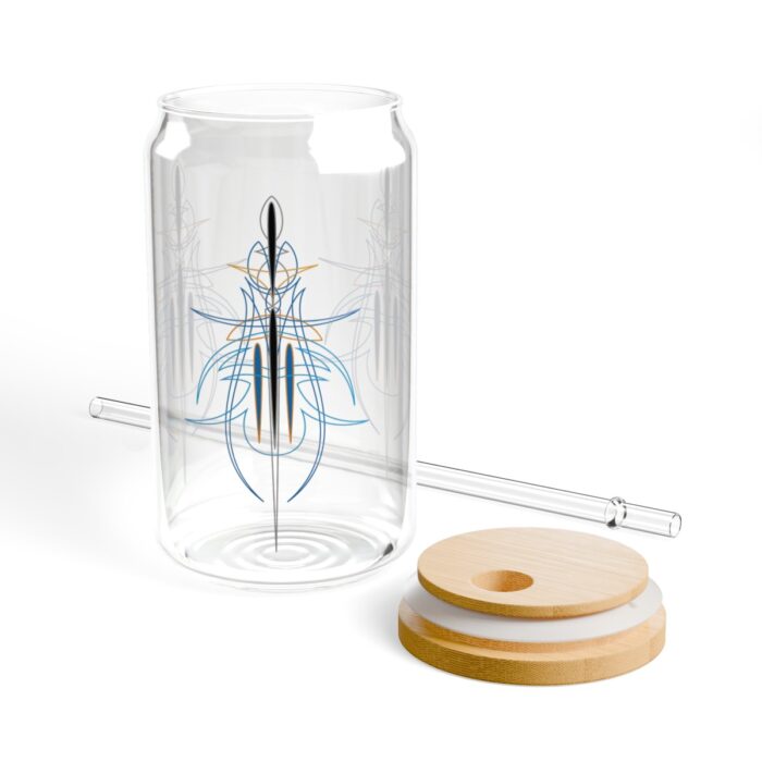 Pinstriping -Sipper Glass, 16oz - Image 6