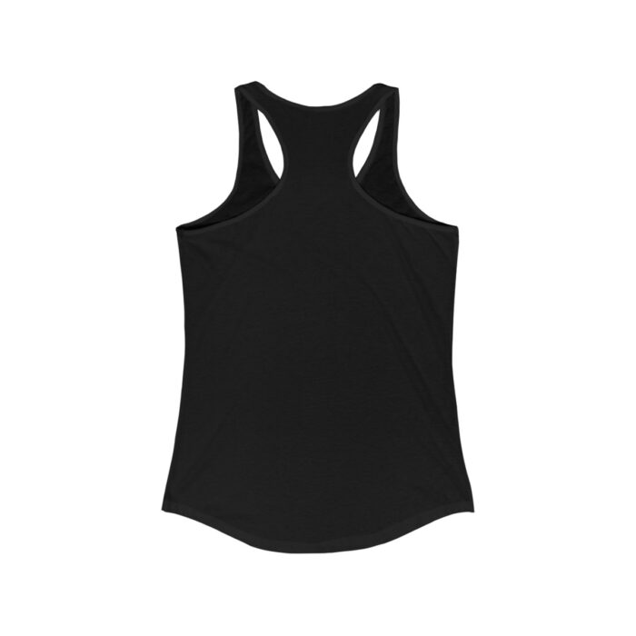 Cream Orange Pinstriping - Women's Ideal Racerback Tank - Image 3