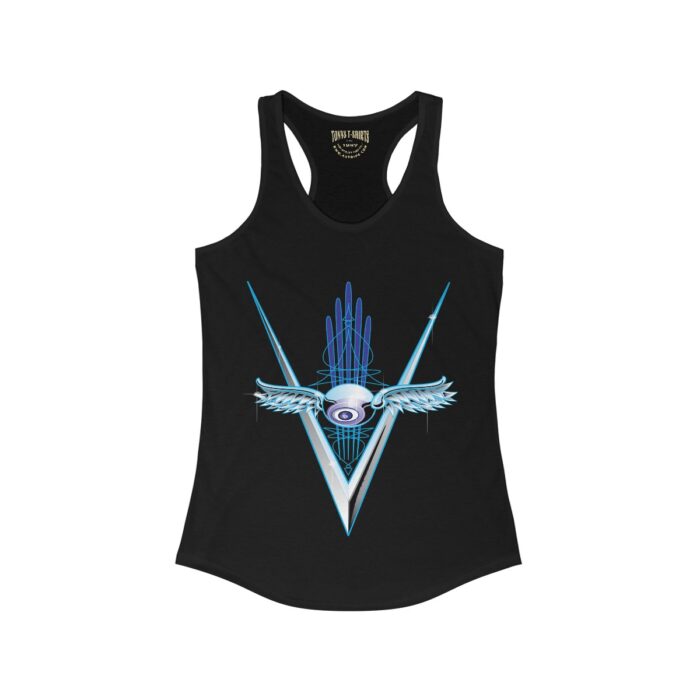 Chrome Eyeball- Women's Ideal Racerback Tank