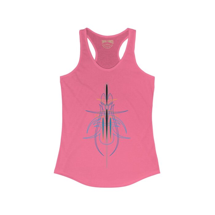 Pinstriping - Women's Ideal Racerback Tank - Image 16