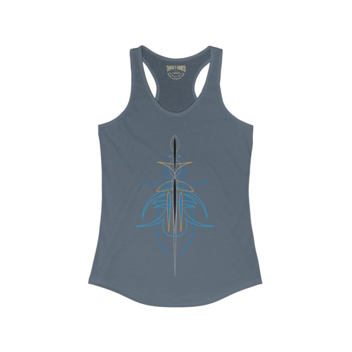 Pinstriping - Women's Ideal Racerback Tank - Image 11