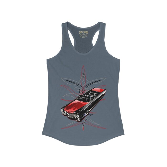 Cadi pinstriping (jimmy Smith Design)- Women's Ideal Racerback Tank - Image 9
