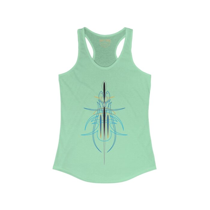 Pinstriping - Women's Ideal Racerback Tank - Image 9