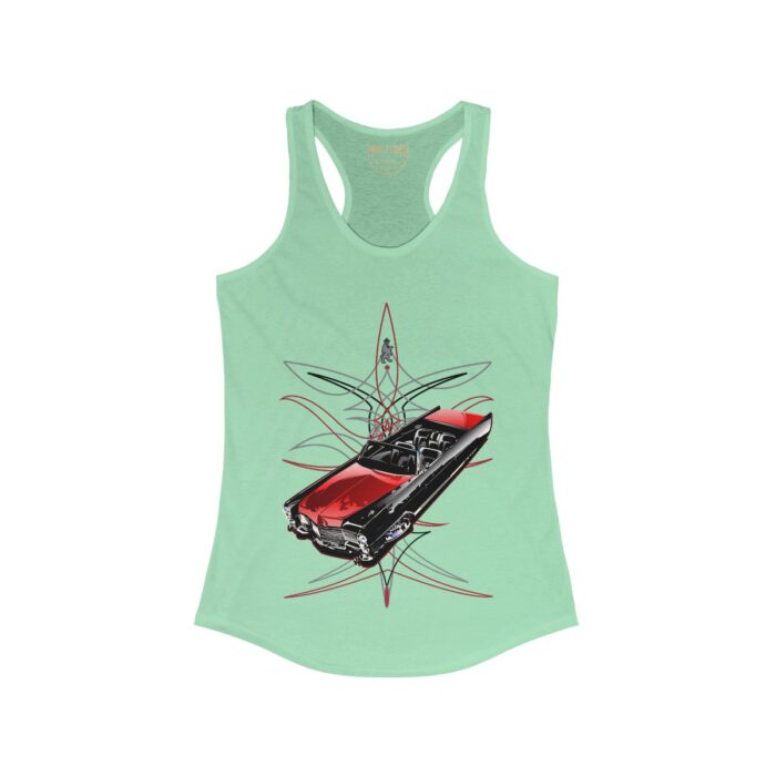 Cadi pinstriping (jimmy Smith Design)- Women's Ideal Racerback Tank - Image 7