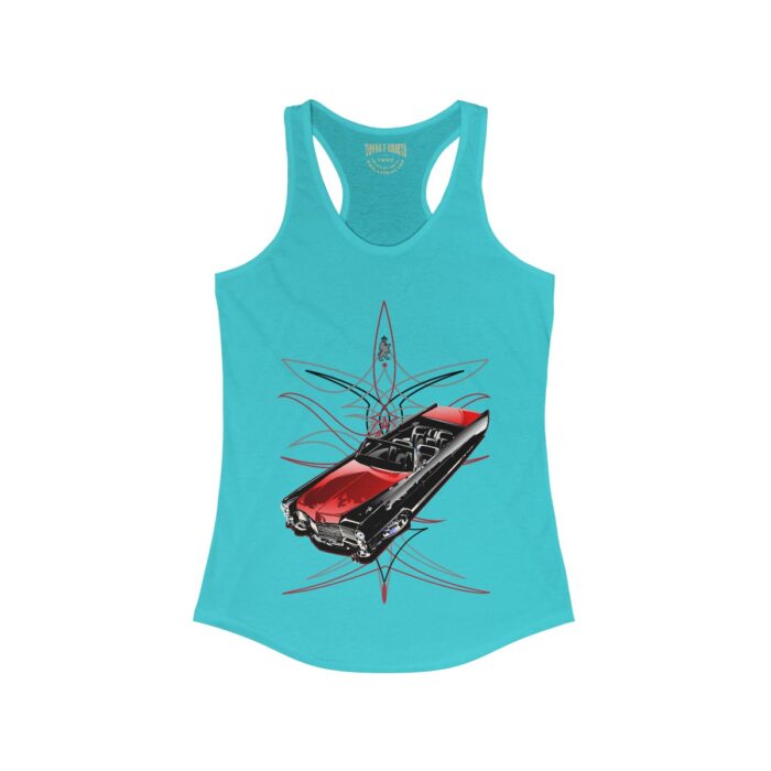 Cadi pinstriping (jimmy Smith Design)- Women's Ideal Racerback Tank - Image 10