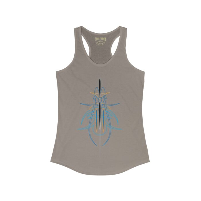 Pinstriping - Women's Ideal Racerback Tank - Image 12