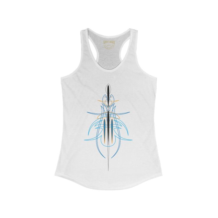 Pinstriping - Women's Ideal Racerback Tank - Image 6