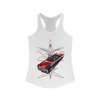 Cadi Pinstriping (jimmy Smith Design)- Women’s Ideal Racerback Tank