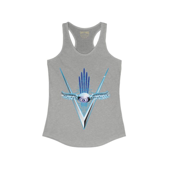 Chrome Eyeball- Women's Ideal Racerback Tank - Image 6