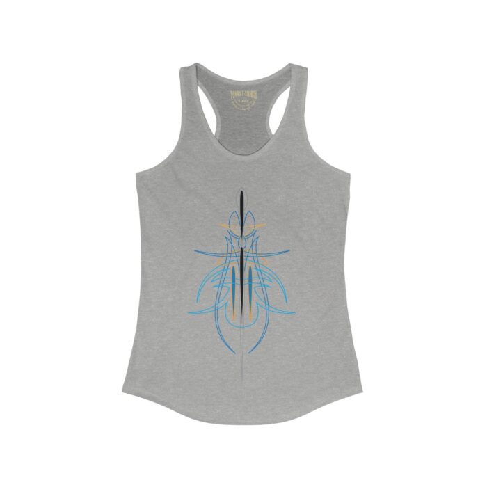 Pinstriping - Women's Ideal Racerback Tank - Image 7
