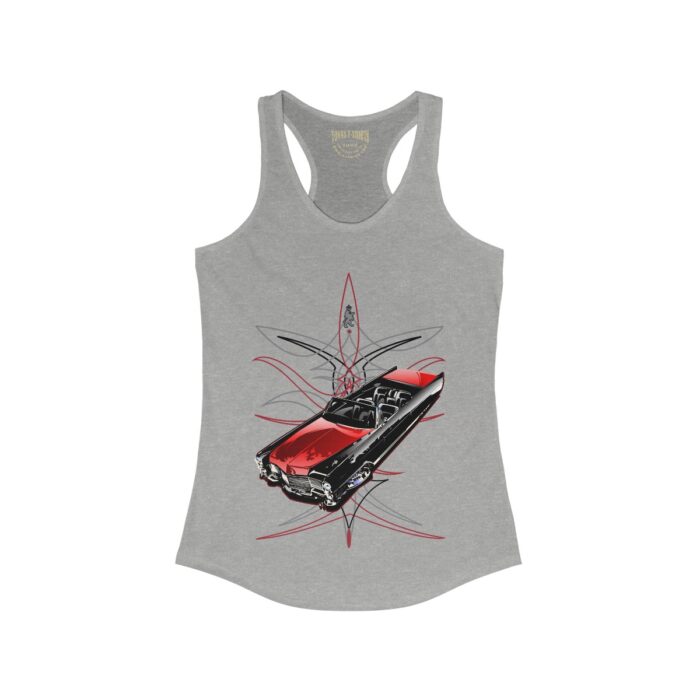 Cadi pinstriping (jimmy Smith Design)- Women's Ideal Racerback Tank - Image 5