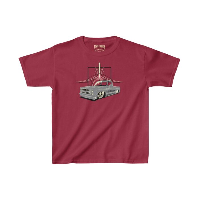 Square Body Pinstriping- Kids Heavy Cotton™ Tee - Image 8