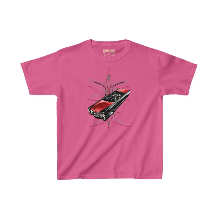 Cadi Pinstriping (jimmy Smith Design)- Kids Heavy Cotton™ Tee - Image 8