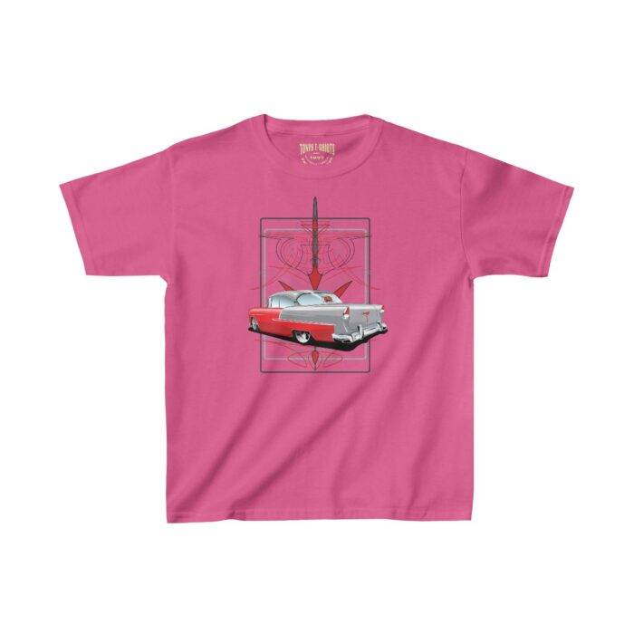 55Chevy Pinstriping (Tony pinstriping design)- Kids Heavy Cotton™ Tee - Image 10